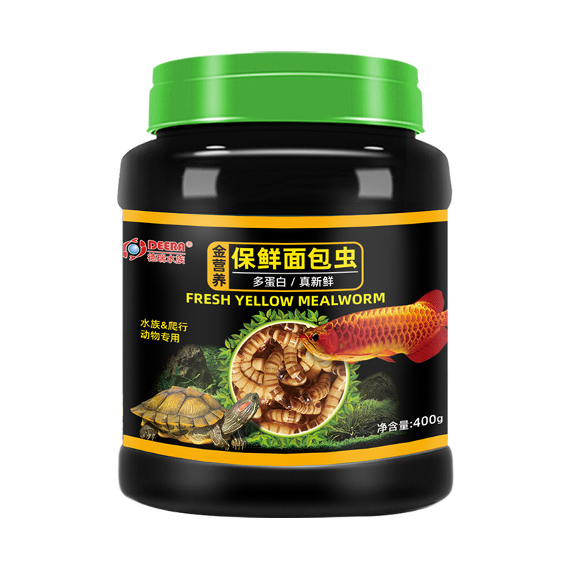 龙鱼饲料金龙红龙食面包虫招财鱼