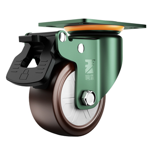 承重万向轮滑轮移动定向底座滚轮实心超强载重转向重型小轮子大全