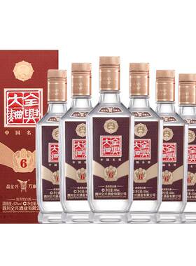 四川全兴大曲尊品6浓香型白酒纯粮酿造52度500ml*6瓶