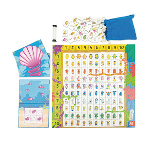 Hape胡椒飞鱼游戏儿童学习类桌面游戏小学生数学乘法逻辑益智礼物