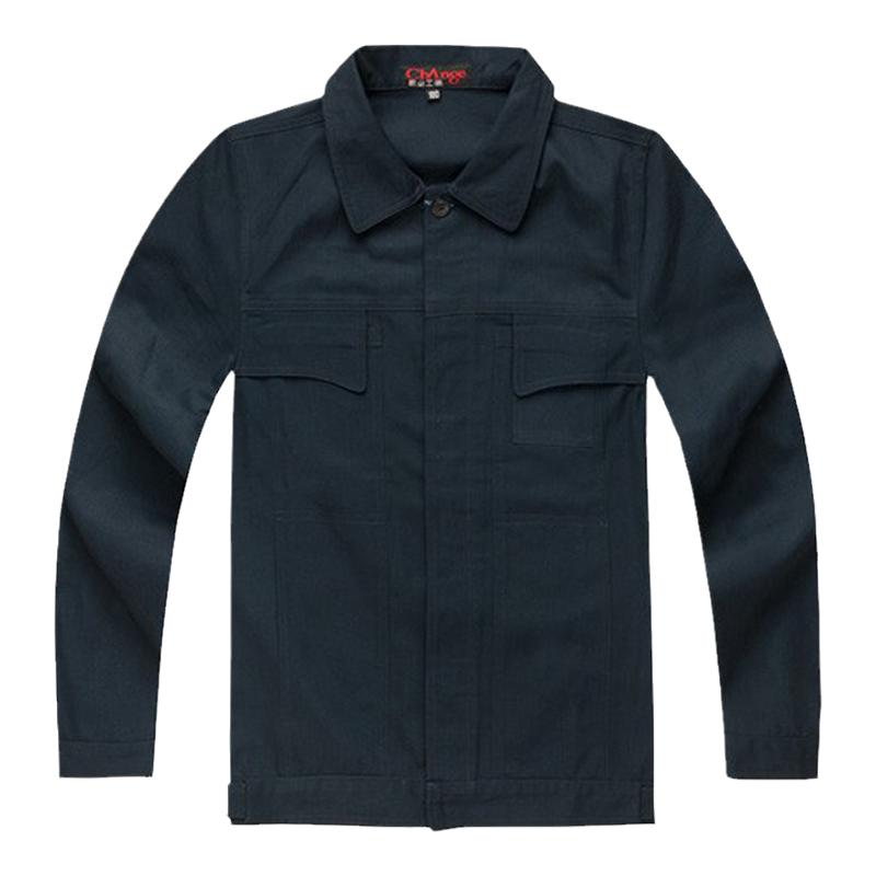 春秋长袖工作服套装男女耐磨工人车间工厂服工程服汽修工地劳保服