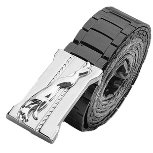 男士金属防身腰带刀个性休闲防过敏中国龙皮带户外武器装备