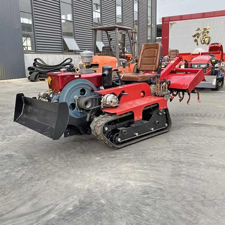 50马力田园管理机农用微旋耕机开沟匹机耕果园履带式35施肥除草机