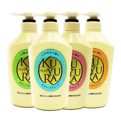 日本可悠然香氛沐浴露持久留香