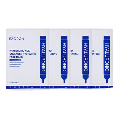【百亿补贴】eaoron澳容水光针玻尿酸补水保湿舒缓面膜4片临期