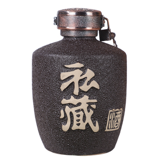 加厚私藏小酒瓶1斤2斤3斤5斤10斤陶瓷储装酿存空白酒土罐子高档瓶