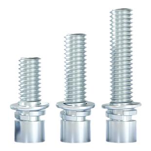 8.8级镀锌 内六角三组合螺丝钉 圆柱头带平垫弹垫片组合螺栓大全