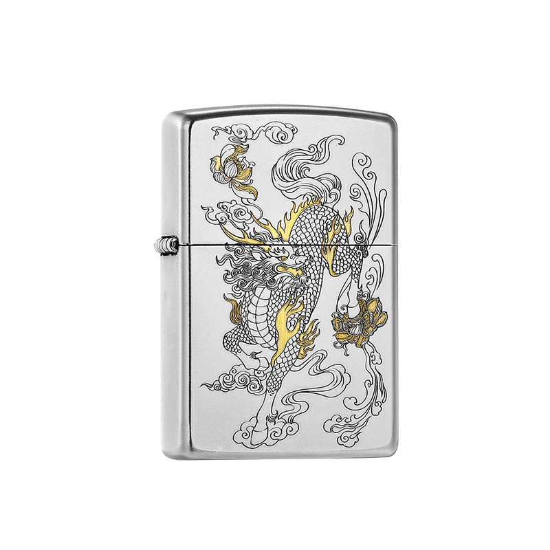 zippo正品磨砂双面防风打火机
