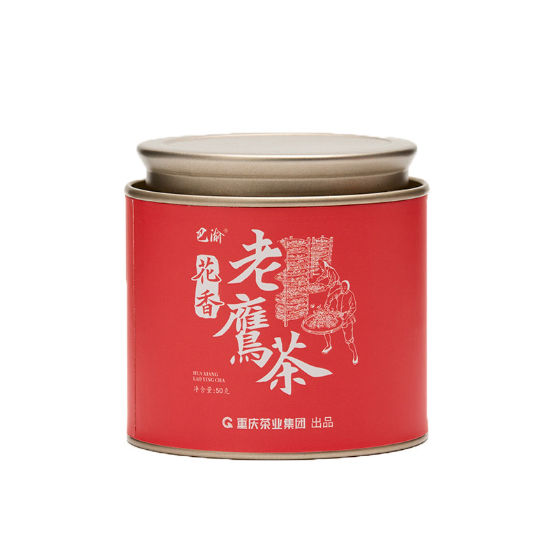 重庆茶业巴渝花香老鹰茶50g/罐