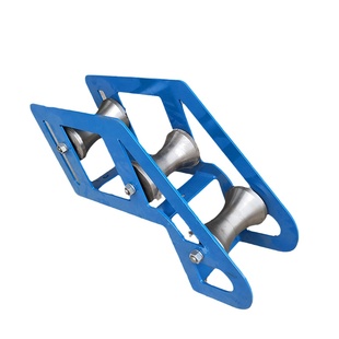 电力放线滑轮钢制井口大弯地缆多向放线器转角直跑吊轮 滑轮吊轮