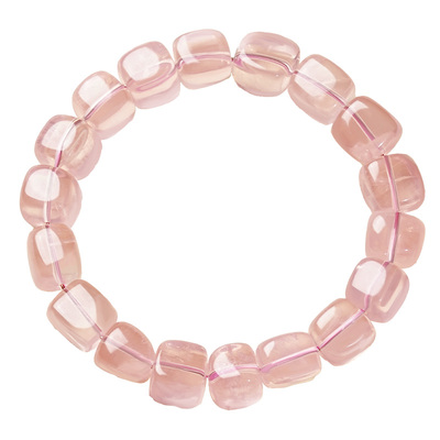 宫里上天然粉水晶落雨惊棠手链