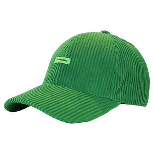 秋冬保暖硬顶灯芯绒棒球帽子女韩版潮牌时尚情侣百搭遮阳鸭舌帽男