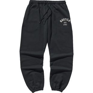 【官方正品】nautica 白帆日系中性宽松简约休闲卫裤JPKW4303