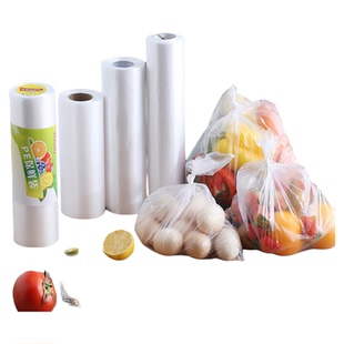 保鲜袋大中经济装食品袋冰箱耐高温手撕袋加厚点断式家用商品密封