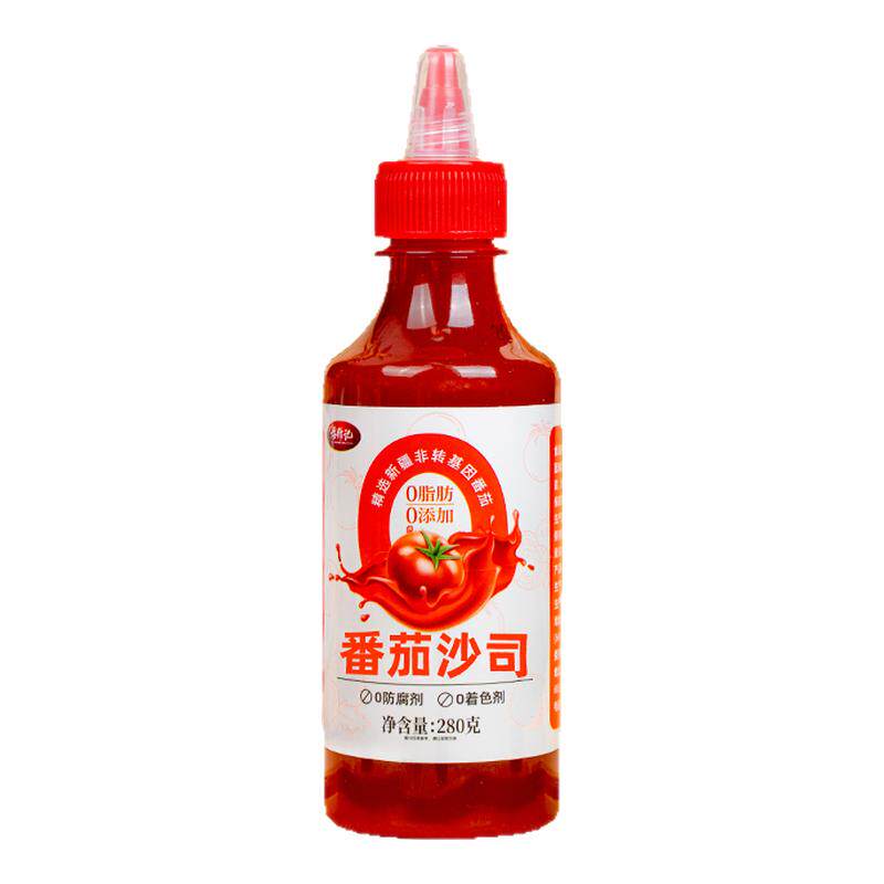 番茄酱0添加儿童新疆番茄沙司沙拉酱意面炸鸡薯条芝士烤肠挤压
