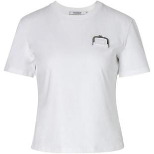 CALVINLUO 口袋金属装饰圆领正肩短袖T恤 24新品 白色/黑色/灰色