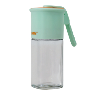 按压式定量调味瓶厨房密封防潮分装调味瓶撒盐神器家用玻璃调料罐