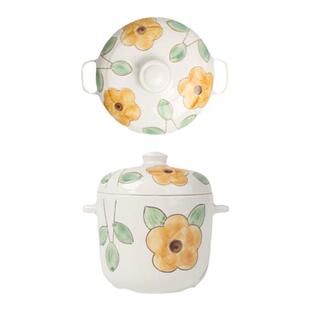 墨色陶瓷炖盅带盖子隔水炖盅杯炖罐家用燕窝专用一个人小汤盅蒸盅