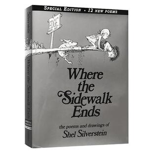 人行道的尽头 Where the Sidewalk Ends Poems and Drawings 英文原版 谢尔希尔弗斯坦 Sheldon Alan Silverstein 进口英语书籍