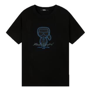 KARL LAGERFELD莫代尔棉质短袖T恤2026夏季新品老佛爷短袖上衣男