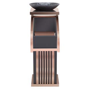 酒店不锈钢垃圾桶商用立式灭烟带烟灰缸大堂宾馆大厅走廊用果皮箱