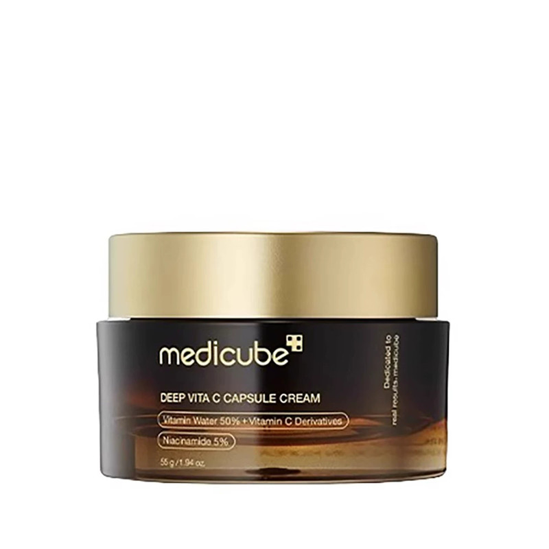 韩国medicube面霜 美蒂秋芙维生素C胶囊凝霜55g 改善暗沉提亮肤色