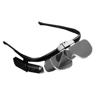 太阳火USB高清头戴眼镜式带LED灯5倍电子主板检查维修放大镜嫁睫毛高倍30手工活老人阅读看书手机专用扩大镜