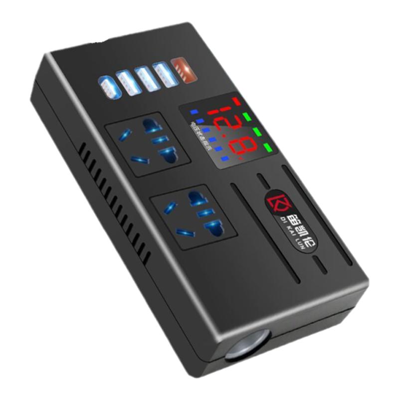 车载专用款逆变器12v24v通用转220v多功能汽车大货车转换快充电源