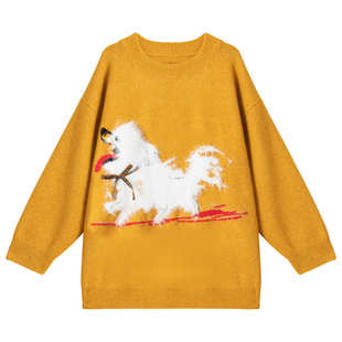 KEIKO 日系复古大毛领连帽迷彩棉服25秋冬加厚保暖外套短款面包服