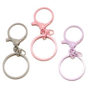 糖果色合金龙虾扣8字扣钥匙圈DIY手工饰品包包配件玩具挂扣钥匙扣