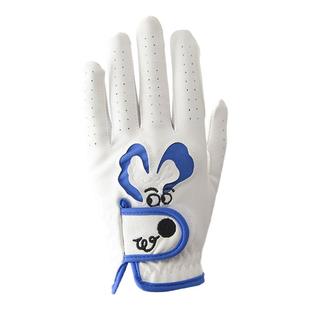 高尔夫男女童可爱卡通手套硅胶防滑儿童下场打球运动透气护手套