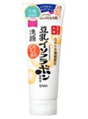 屈臣氏莎娜豆乳美肌保湿洗面奶150克净澈油垢绵密泡沫官方正品