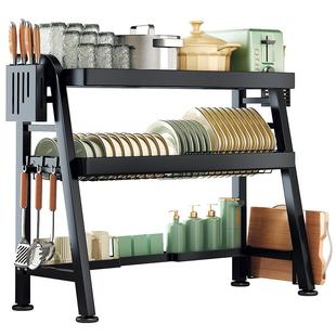 佳帮手厨房水槽置物架洗碗池盘架子放碗架沥水架水池上收纳碗碟架