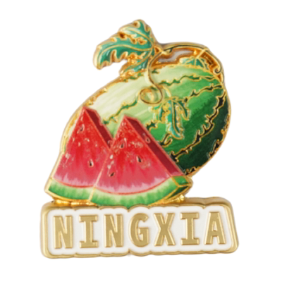 宁夏文创仁慈缘浮雕硒砂瓜冰箱贴