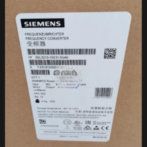 议价西门子S120 PM340变频器6SL3210-1SE31-5AA0/5UA0/8AA0/8UA0/