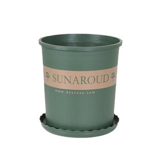 塑料花盆家用阳台加仑盆大口径多肉绿萝专用盆带托盘庭院种植客厅