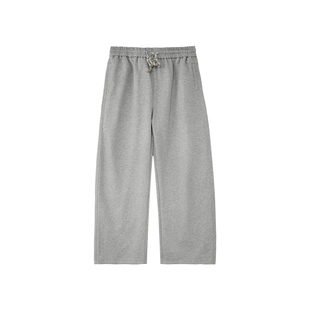 AWT25AW 420G挺阔双面布 简约慵懒宽松直筒中性风长裤男女