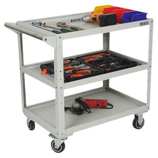 重型移动工具车工厂车间物料周转手推车汽修机修多功能装配小推车