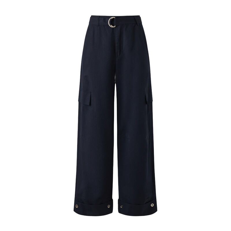 【100%棉】GOLDEN BEAR/金熊2026夏季新品女士百搭工装口袋休闲裤