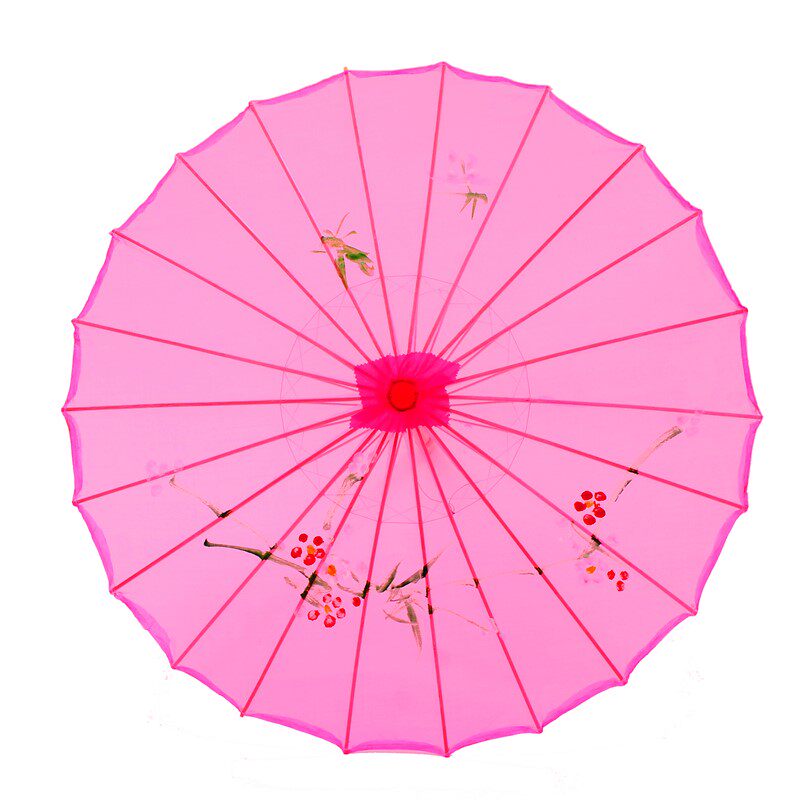 舞蹈伞透明绢纱伞广场舞道具伞傣族舞伞旗袍走秀舞台演出表演用伞