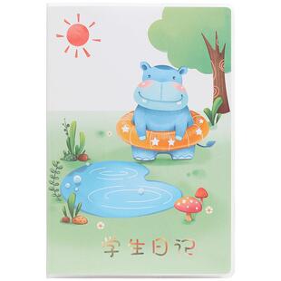 日记本小学生专用笔记本本子方格本迷你小笔记本子周记本A5作文本一二三年级胶套本田字格儿童加厚学生日记本