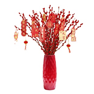 银柳真花鲜枝干花束室客厅摆件年宵花耐寒迎新年花卉水培植物批发