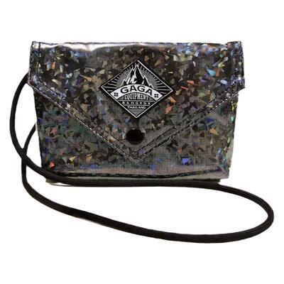 泰国潮牌GAGA包镭射黑色小挎包