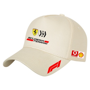 法拉F1利车队车迷爱好者赛车周边户外遮阳棒球帽骑行遮阳鸭舌帽男