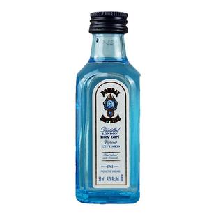 KKV孟买蓝宝石金酒小酌洋酒便利店调酒迷你50ml小酒版