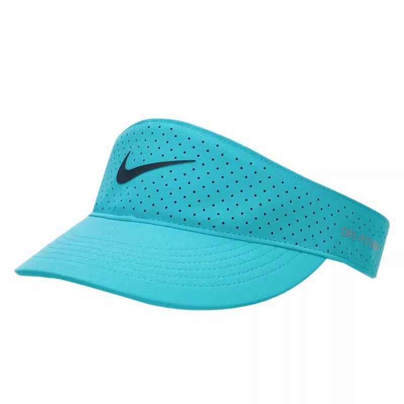 NIKE耐克防晒帽无顶帽美网遮阳速干网球帽男女户外运动跑步鸭舌帽