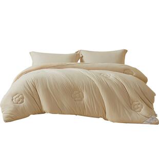 水星家纺大豆被子A类春秋被全棉针织抑菌防螨冬被被芯四季通用