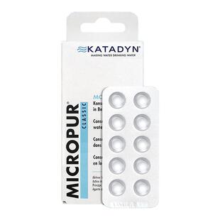 瑞士康迪KATADYN户外家庭求生抗洪疫直饮除菌消毒净水片整盒40粒