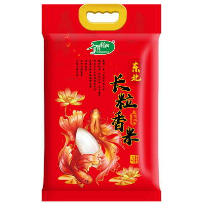 十月稻田辽河长粒香大米5kg东北粳米香米10斤米香浓郁真空锁鲜