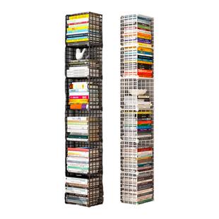 简易窄书架落地置物架角落书桌面阅读收纳转角夹缝墙角儿童小书柜